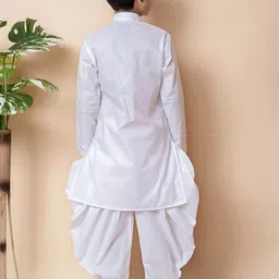 Cae Boys Embroidered Regular Sequinned Kurta with Patiala image 3