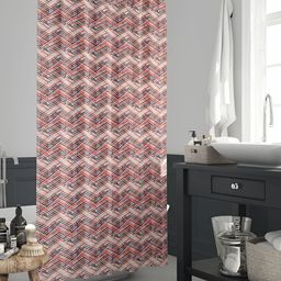 ArtzFolio Single Piece Waterproof Polyester Shower Curtain-image-57