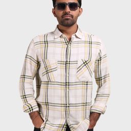 XKIND Men Comfort Checked Pure Cotton Casual Shirt-image-64