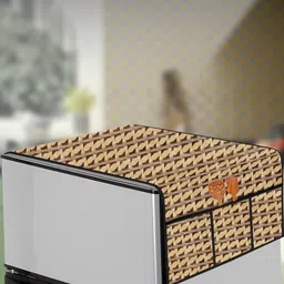 The Furnishing Tree Beige Plastic Refrigerator Cover-image-97