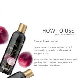 Desi Crew Dandruff Control Red Onion Shampoo For Dandruff Control - 100 ml image 3