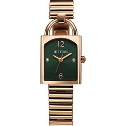 Titan Women Dial & Stainless Steel Bracelet Style Straps Analogue Watch 95303WM01-image-38