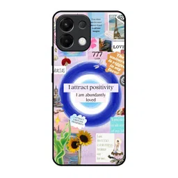 QRIOH Typography Printed Sleek & Lightweight Silicone Oppo K13 5G Glass Back Case-7
