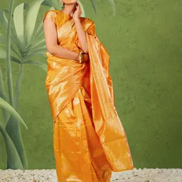 Subham Woven Design Zari Banarasi Saree-image-7