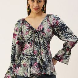 VYMO Floral Print Top-image-105