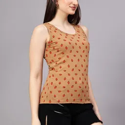 DIAZ Women Conversational Printed Cotton Tank Top-picture-16