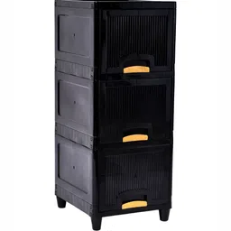 RUBOXA Black Set of 6 Regular Drawer Organiser Organisers image 3