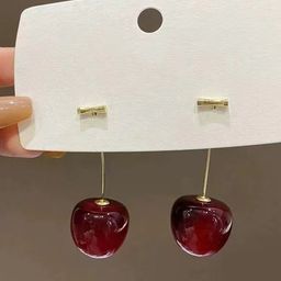 styledose Cherry Classic Drop Earrings-11