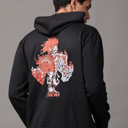 zentik Men Naruto Printed Hooded Kangaroo Pocket Sweatshirt-picture-4