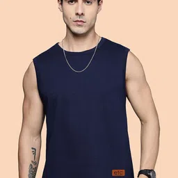 ETC Round Neck Sleeveless Regular Fit T-Shirt-image-78