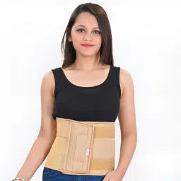 Abdomen Support Belt for Tummy Fat Loss, C- Section Delivery, Body Shaper(BEIGE) Abdominal Belt-picture-15
