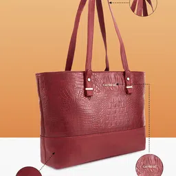 Caprese Textured Structured Shoulder Bag image 3