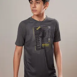 Technosport Boys aw'24 UPF50 Typography Printed Sports T-shirt-image-79
