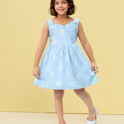Toonyport Floral Print Fit & Flare Dress-picture-47