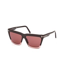 Tom Ford Men Square Sunglasses with UV Protected Lens FT1110 56 50Z-image-2
