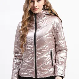 Madame Women Camouflage Polyester Padded Jacket-image-44