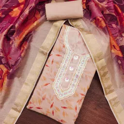 DIVASTRI Printed Unstitched Dress Material-image-45