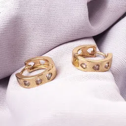 SALTY Stone Studded Circular Alba Minimal Studs-16