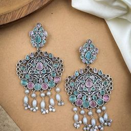NAMAN ARTS Contemporary Chandbalis Earrings-3