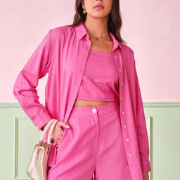 AND Shirt Collar Top & Shorts With Shirt-image-84