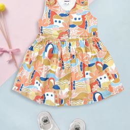 BAESD Print Fit & Flare Dress-image-69