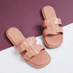 Ginger by Lifestyle Women PU Open Toe Flats-image-89