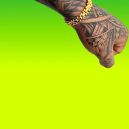 Dynamic Retail Global Men Gold-Plated Link Bracelet image 3