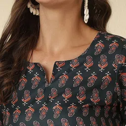 Anouk Rustic Ethnic Motifs Printed Kurti image 2