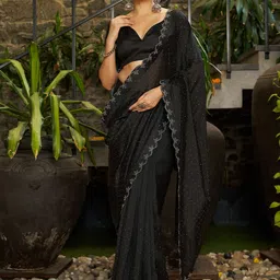 sanjana  silk SANJANA SILK Embellished Silk Blend Ready to Wear Saree-picture-27