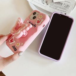 CASE CREATION iPhone 11 3D Butterfly Cartoon Pop Back Case image 2
