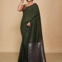 BENGAL HANDLOOM Tissue Taant Saree-image-74