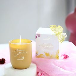 Interflora Beige Moonlight Jar Candle-image-10