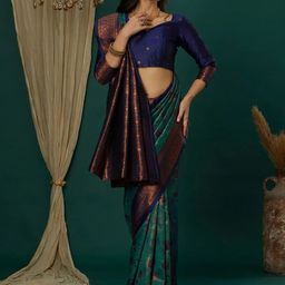 AVANTIKA FASHION Woven Design Zari Pure Silk Banarasi Saree-image-77