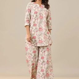 Moda Rapido Women Printed Tunic & Palazzos-picture-18
