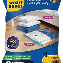 Saver Bags Standard pack of 5 Vacuum Bags Travel Storage Vacuum Bags High Volume Storage Vacuum Bags-image-39