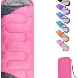 Camping, Hiking Lightweight 1 Person WATERPROOF Sleeping Bag for Adults OUTDOOR Sleeping Bag-image-53