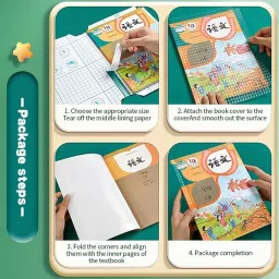 aadivy (30 PIS-SET) 30 ml 470 mm 30 Pcs- 3 Different Sizes - 10 Each A4 Book Biding Cover image 3