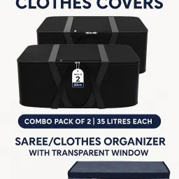 Mf Enterprises Premium Clothes Covers – Stylish & Durable Storage Solution Poly-canvas, Polyester Laundry Bag-picture-17