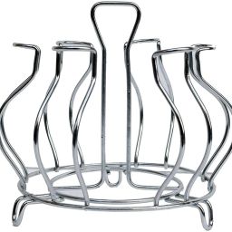 Steel Glass Stand Holder for Kitchen Dining Table Glass Stand for 6 Glasses Stainless Steel Glass Holder-image-87