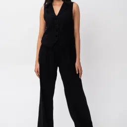 Women Co ord Set Solid Suit-image-5