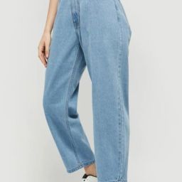 Women Straight Fit High Rise Blue Jeans-image-53