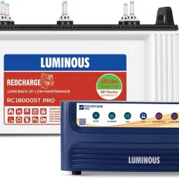 Inverter & Battery Combo(Power sine 1100 Wave with RC18000ST PRO ) Tubular Inverter Battery-image-1
