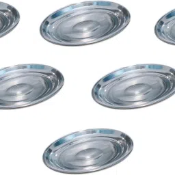 7 inch Unbreakable Maintainance Free Set of 6 pcs Quarter Plates Quarter Plate-image-11