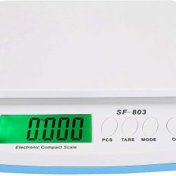NAC GLOBAL: IT'S EXACTLY WHAT YOU NEED SF-803 white big patter high qulity steel plat weight machine for kitchen 30kg /SHOP WITH POWER ADAPTOR Weighing Scale Weighing Scale Weighing Scale-image-3