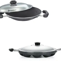 NEW_Pot Pan_08 Paniarakkal Set with Lid 0.2 L capacity 21 cm diameter-image-88
