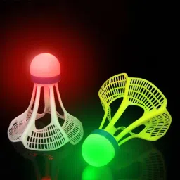 LED Lights Shuttlecocks All Levels Players for Outdoor Indoor Sport Activities Nylon Shuttle - Multicolor-image-7