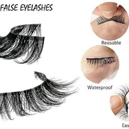 Best False Eyelashes With Glue Adhesive Fake Eyelashes Glue-image-23