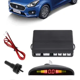 GS341 Silver Car Reverse Parking Sensor with LED Display 4 Sensor G341 Parking Sensor-12