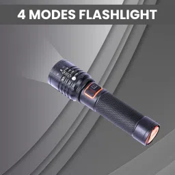Rechargeable Torch Light, Telescopic Zoom, Ultra Bright LED Flashlight H303 Torch-image-42