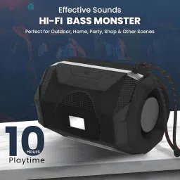 MSNR A005 (Portable Bluetooth Speaker) Dynamic Thunder Sound with High Bass 5 W Bluetooth Car Speaker image 2
